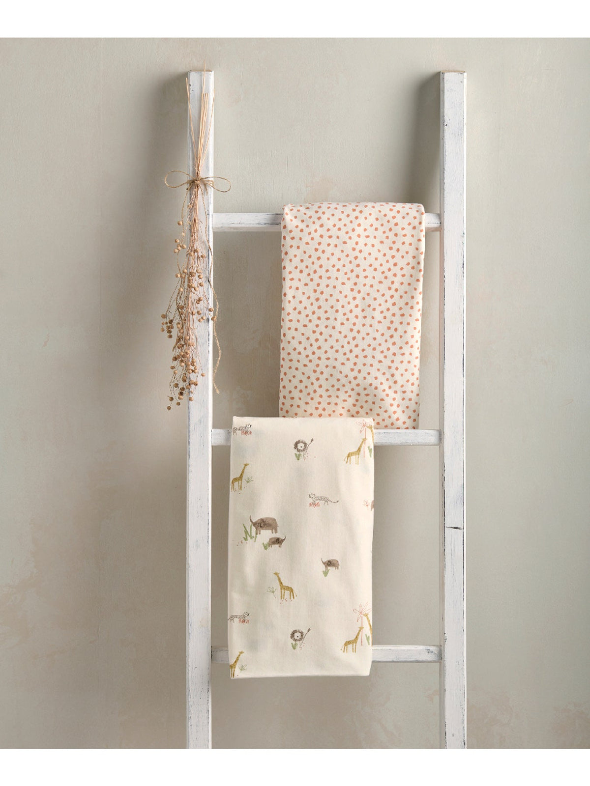 2 CotBed Fitted Sheets Jungle