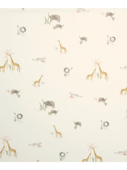 2 CotBed Fitted Sheets Jungle