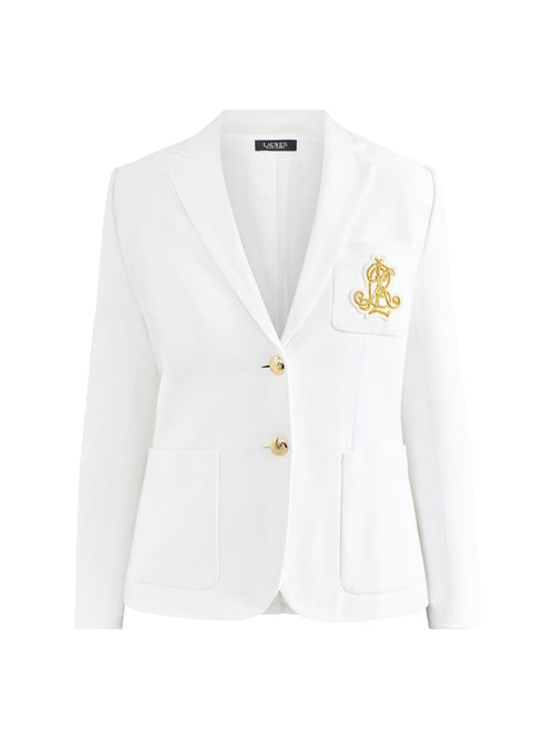Anfisa Lined Blazer White