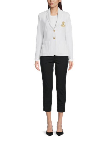 Anfisa Lined Blazer White