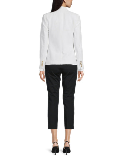 Anfisa Lined Blazer White