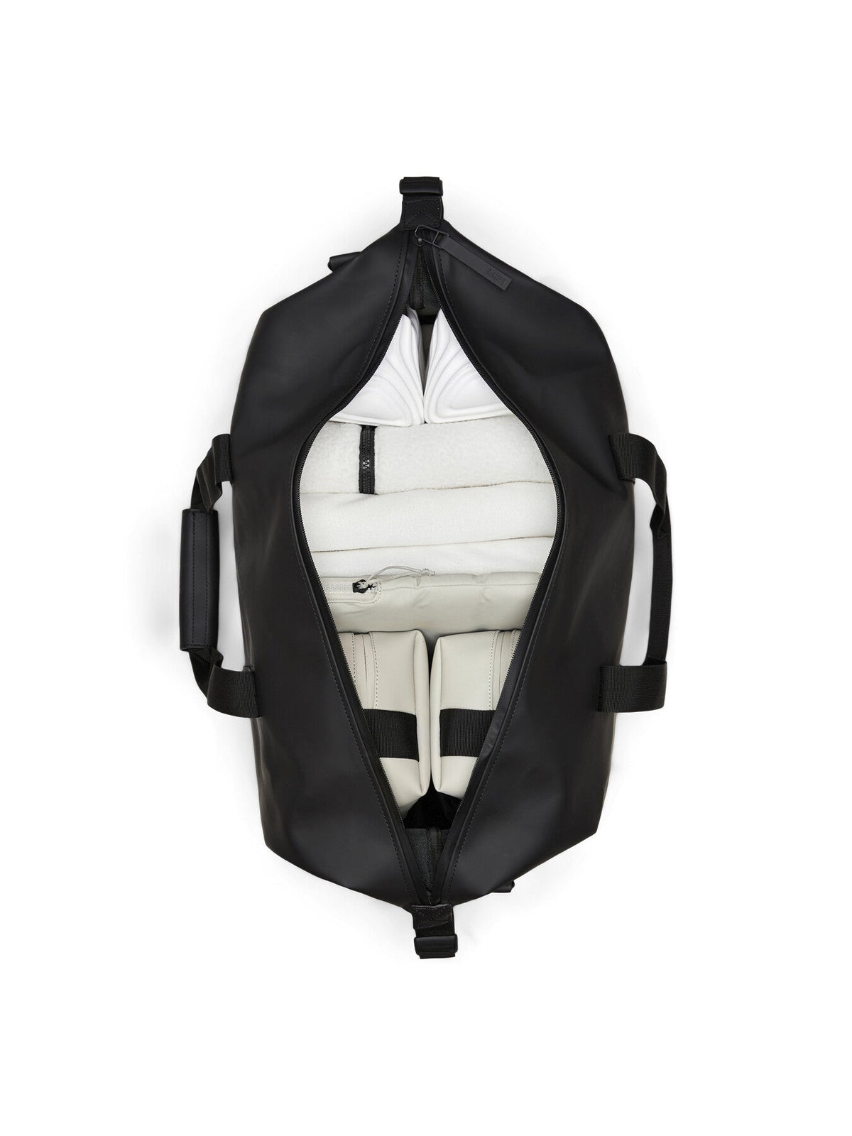 Rains Hilo Weekend 27cm Bag Black