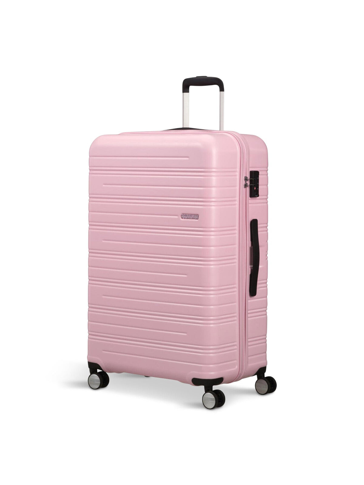 American Tourister High Turn Spinner 77cm Suitcase Matt Powder Pink