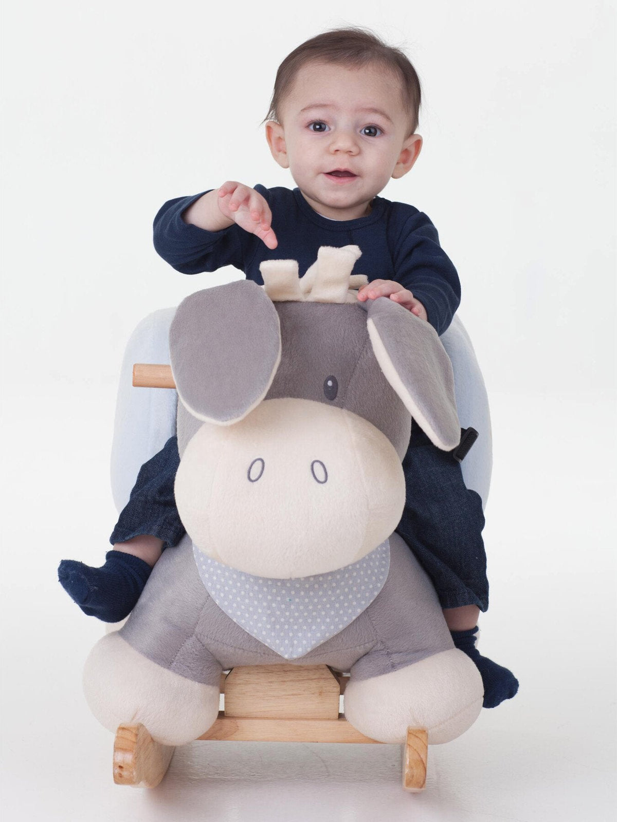 Nattou Cappuccino Rocker Donkey