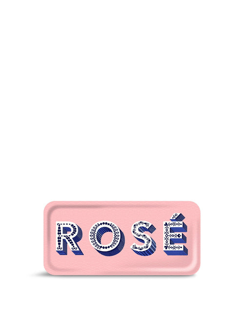 Rose Pink Small Rectangular Tray