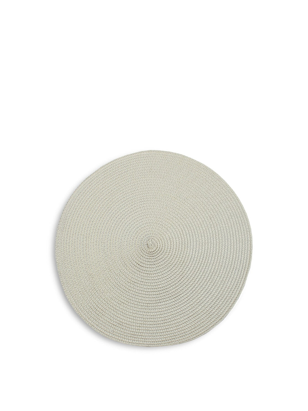Circular ribbed placemat