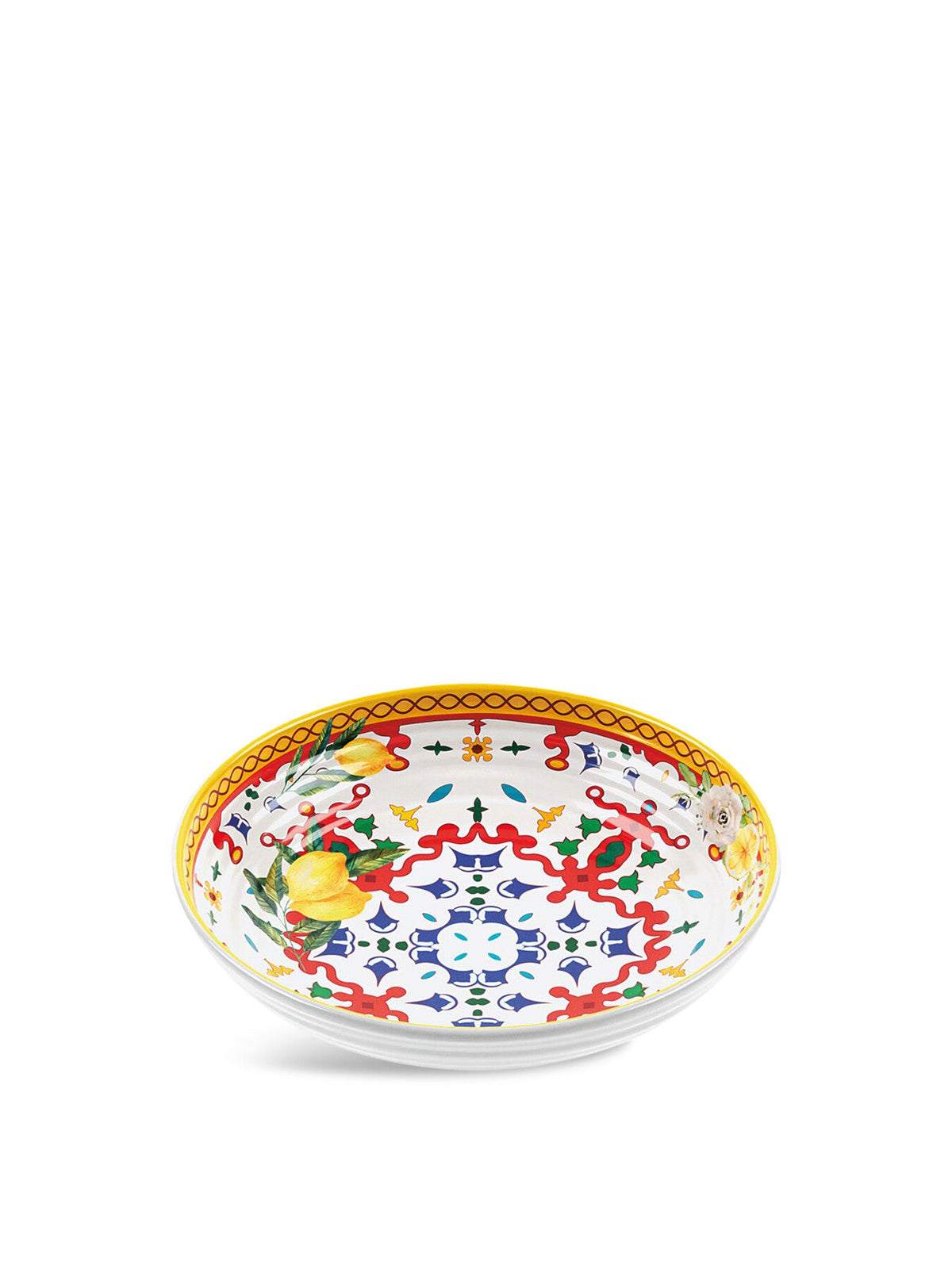 Flower and Lemon Soup Plate