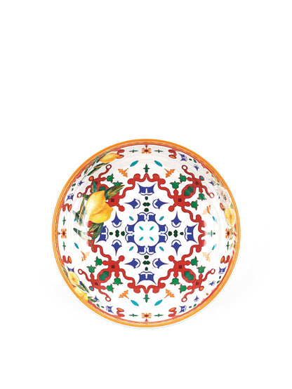 Flower and Lemon Soup Plate