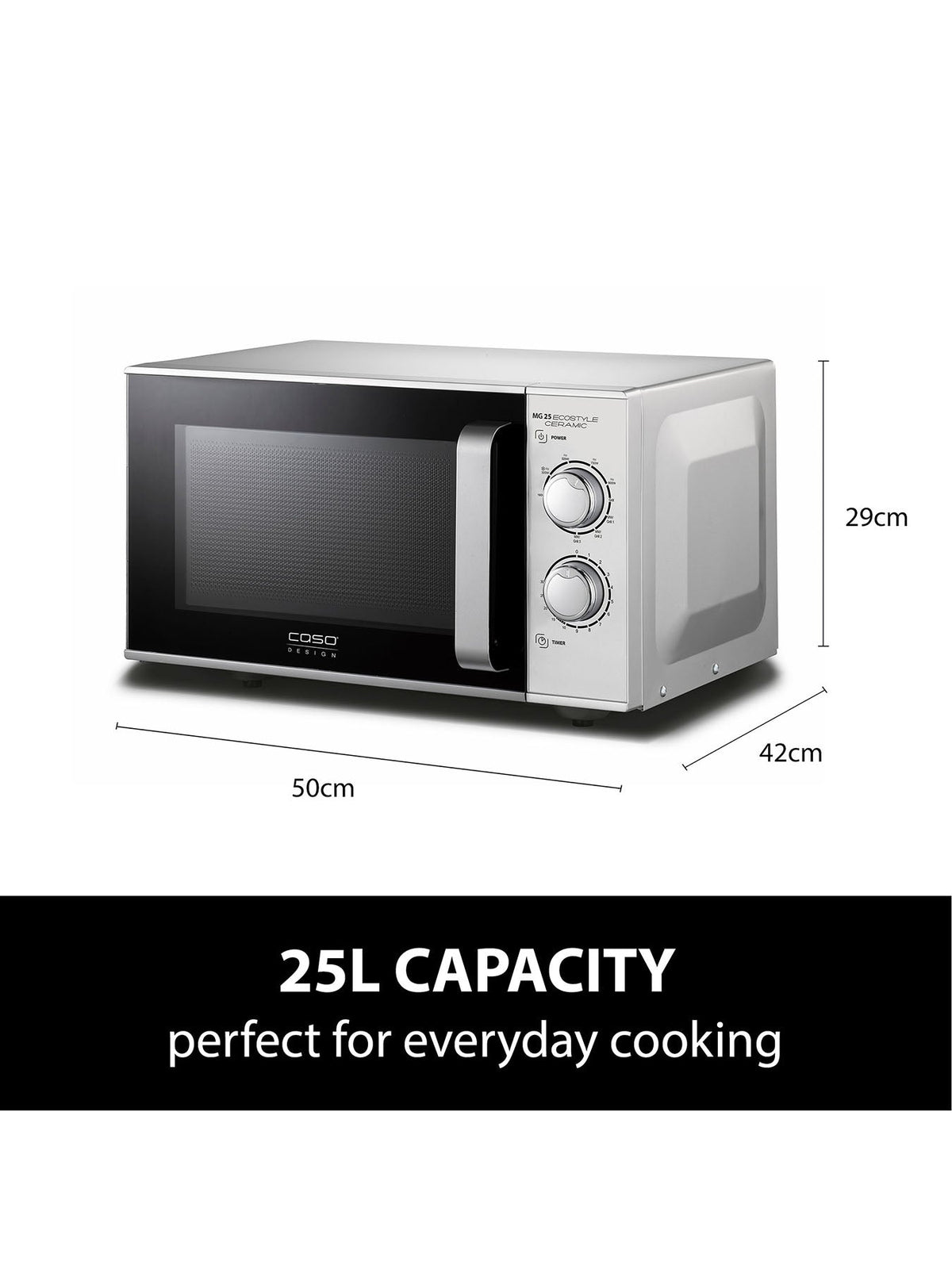 25L Ecostyle Ceramic Microwave and Grill
