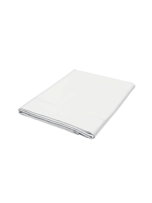 400 thread count Sateen Plain Dye Fitted Sheet White King