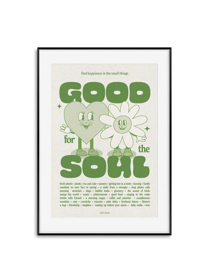 Good For The Soul Sage A3 Print