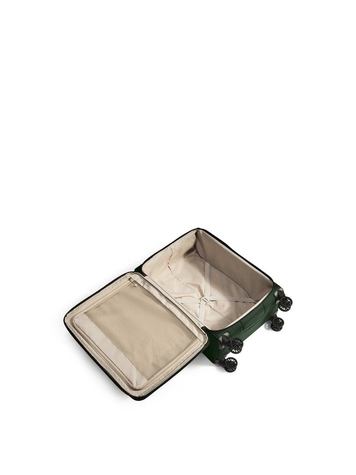 Soft Stripe Medium Suitcase 68cm Green