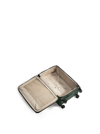 Soft Stripe Large Suitcase 81cm Green