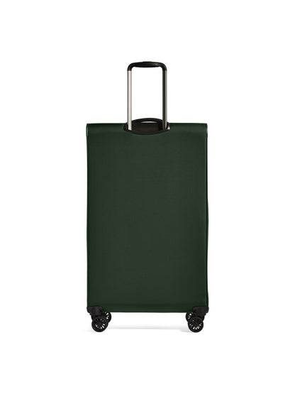 Soft Stripe Large Suitcase 81cm Green