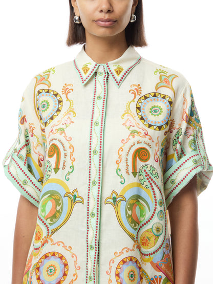 Pinball Linen Shirt