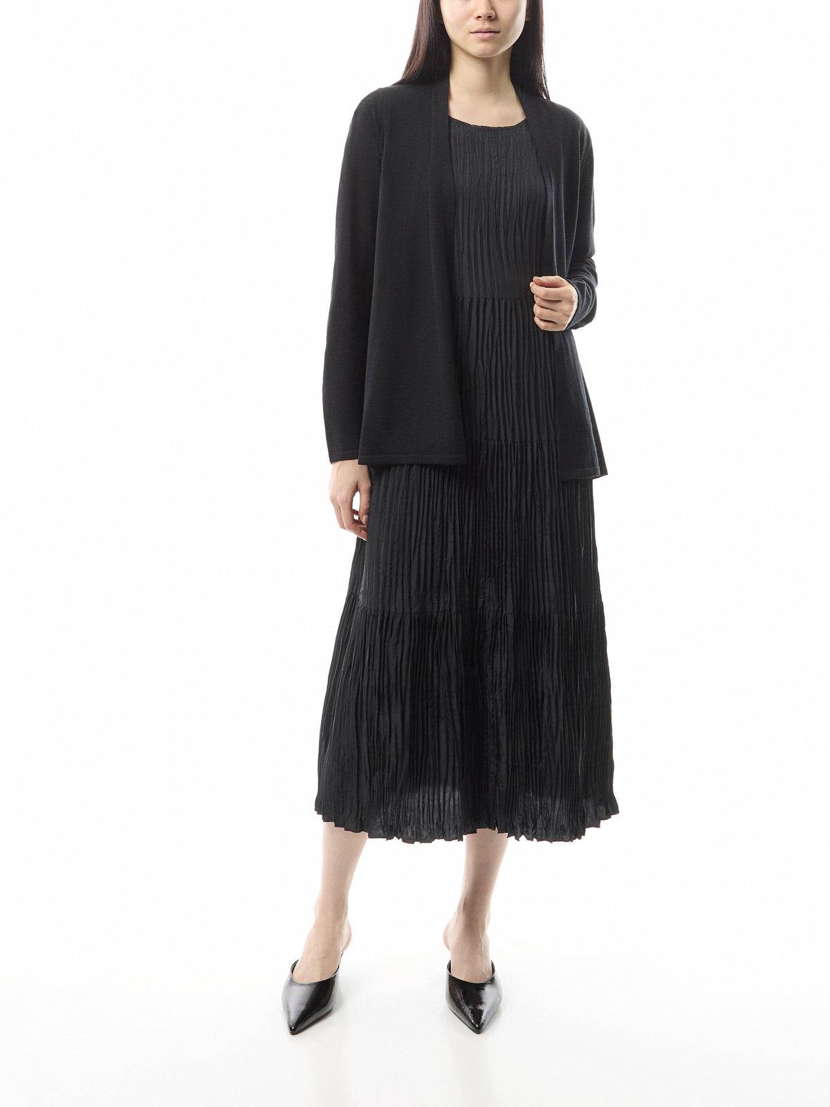 Merino Wool Long Cardigan
