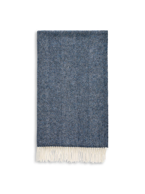 Herringbone Lambswool Blanket