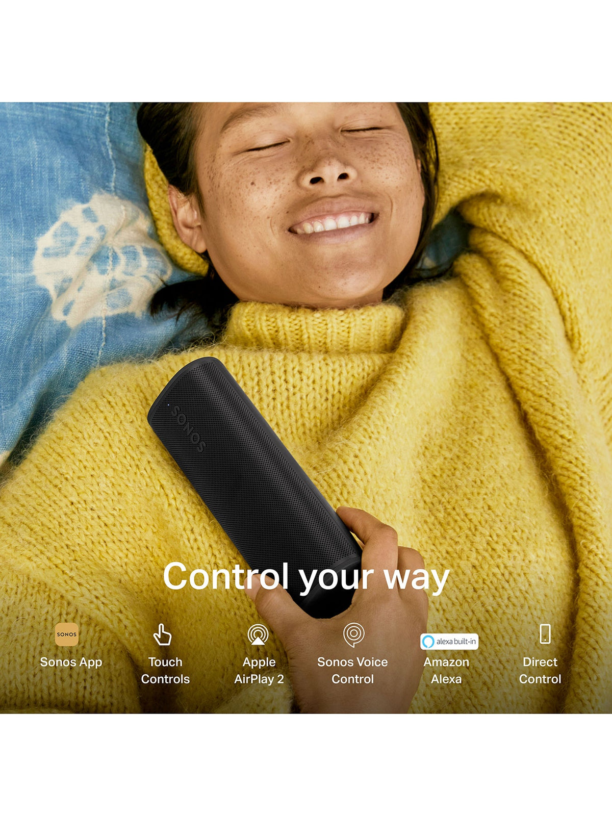 Sonos Roam 2 Wireless Smart Speaker Black