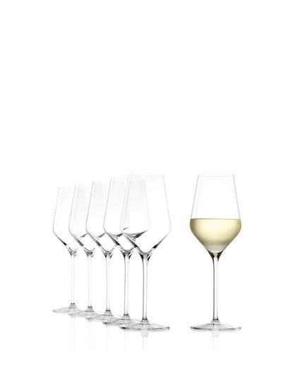 Quatrophil White Wine Glasses Set of 6