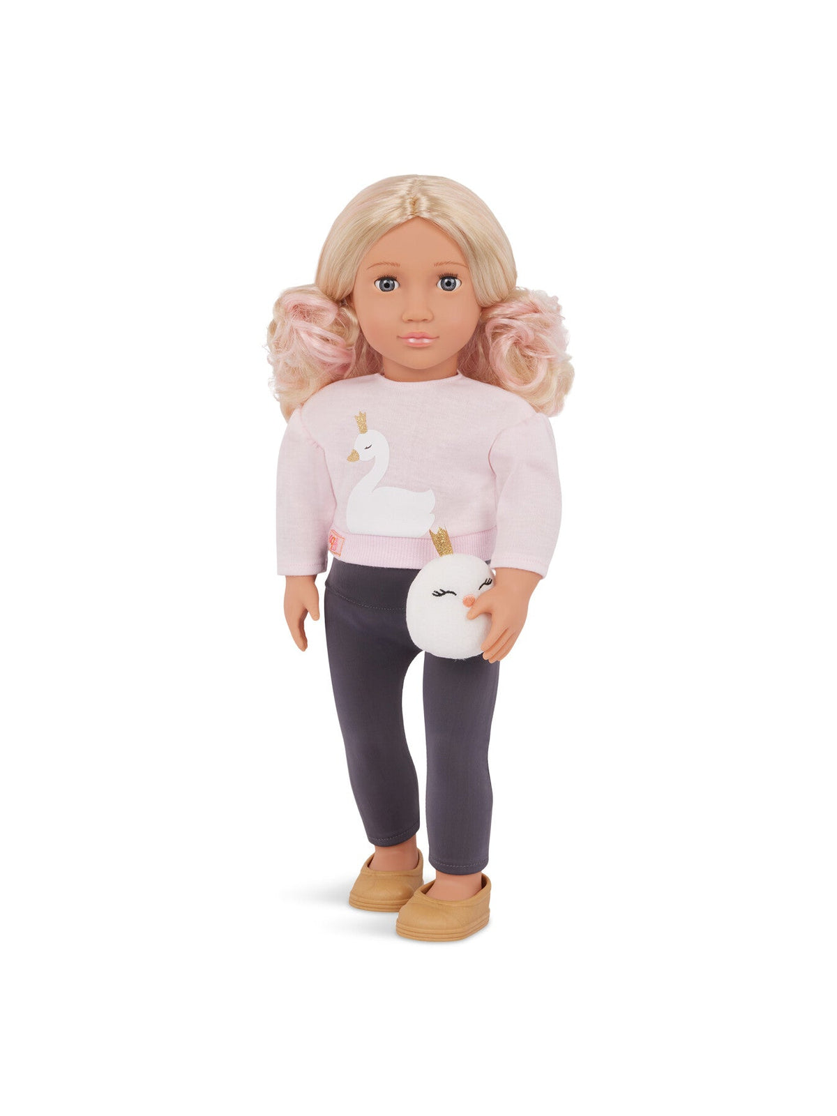 Doll with Sweater Plush Swan Eliana
