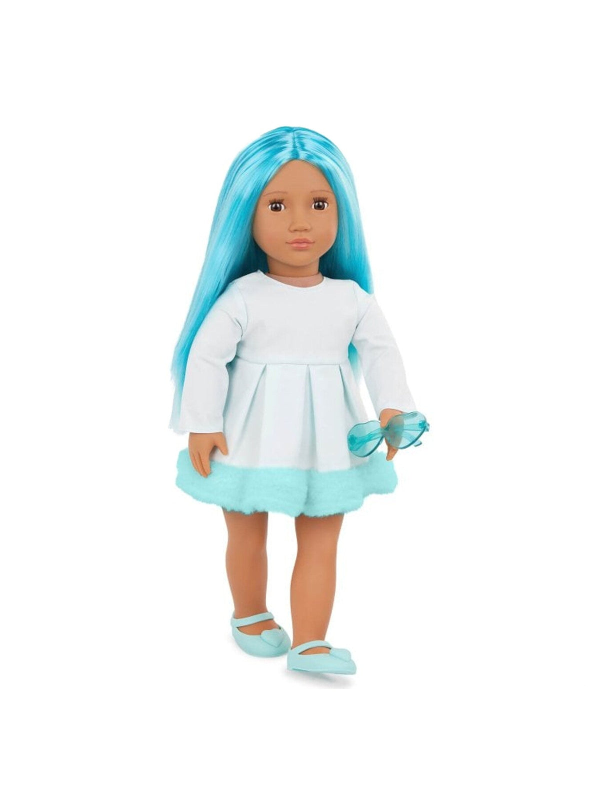 Doll with Multi Coloured Hair Capri