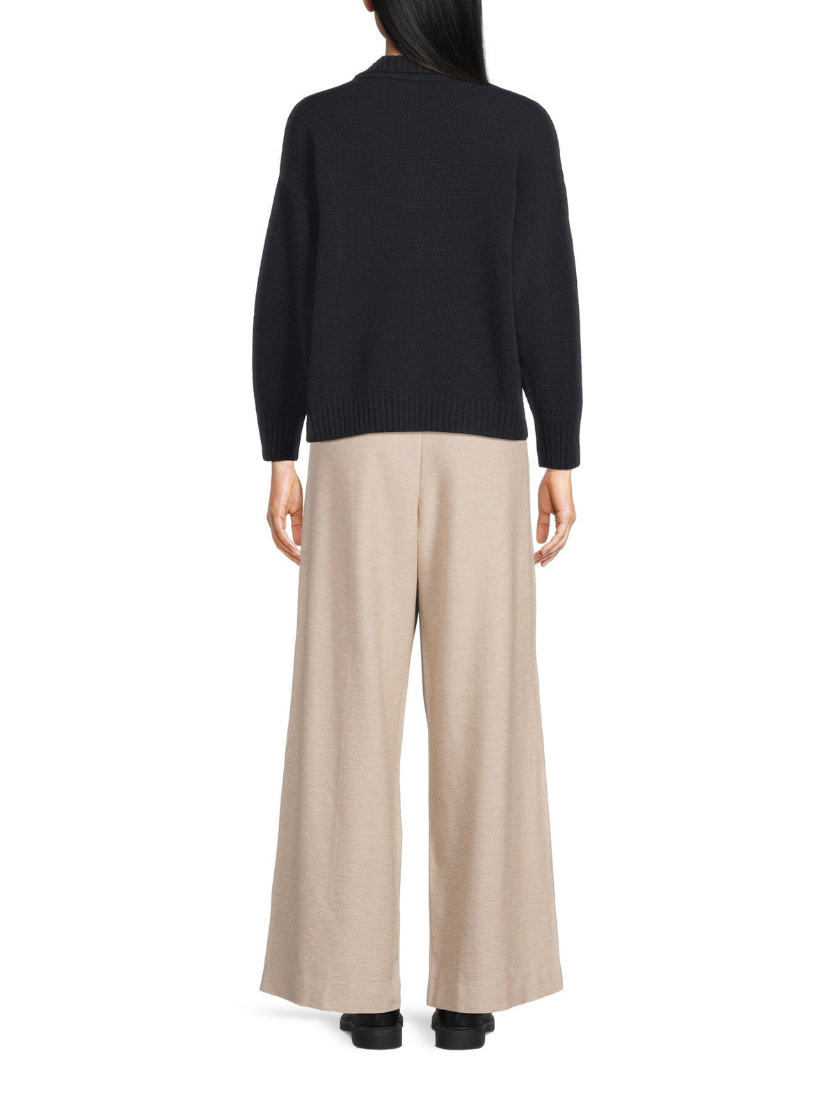 Agre V Neck Collared Wool Jumper