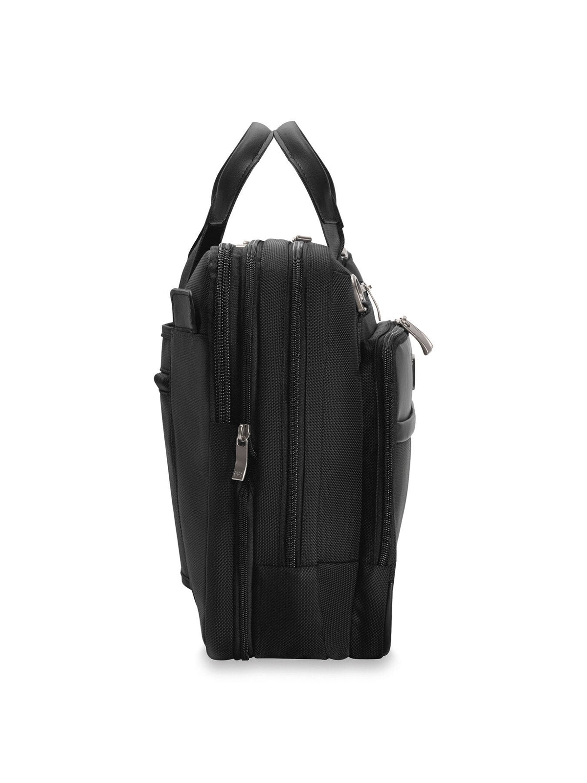 Briggs and Riley Medium Expandable Brief Black 40cm