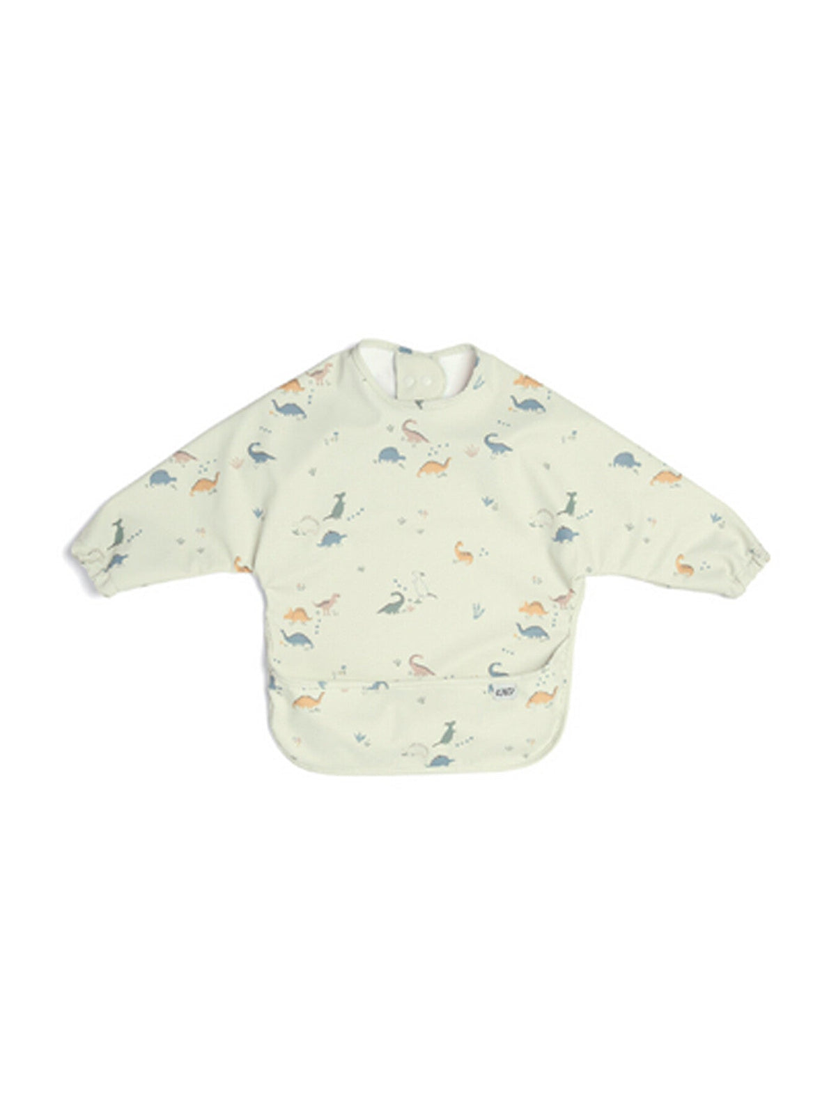 Long-sleeved Bibs 2 Pack - Dino Stripe