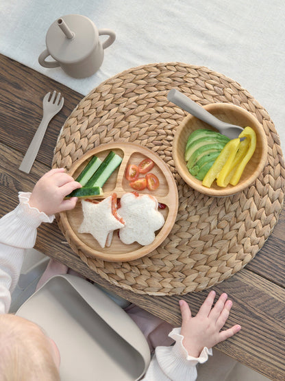 4PC Bamboo Weaning Starter Kit Truffle