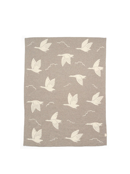 Welcome to the World Duckling Knitted Blanket
