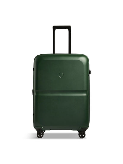 Single Stripe 68cm Medium Suitcase green