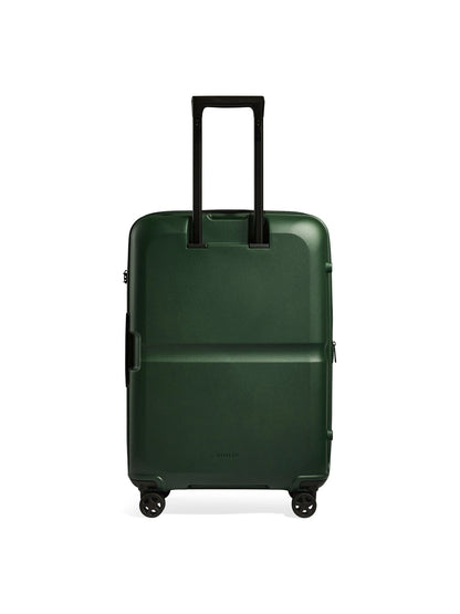 Single Stripe 68cm Medium Suitcase green