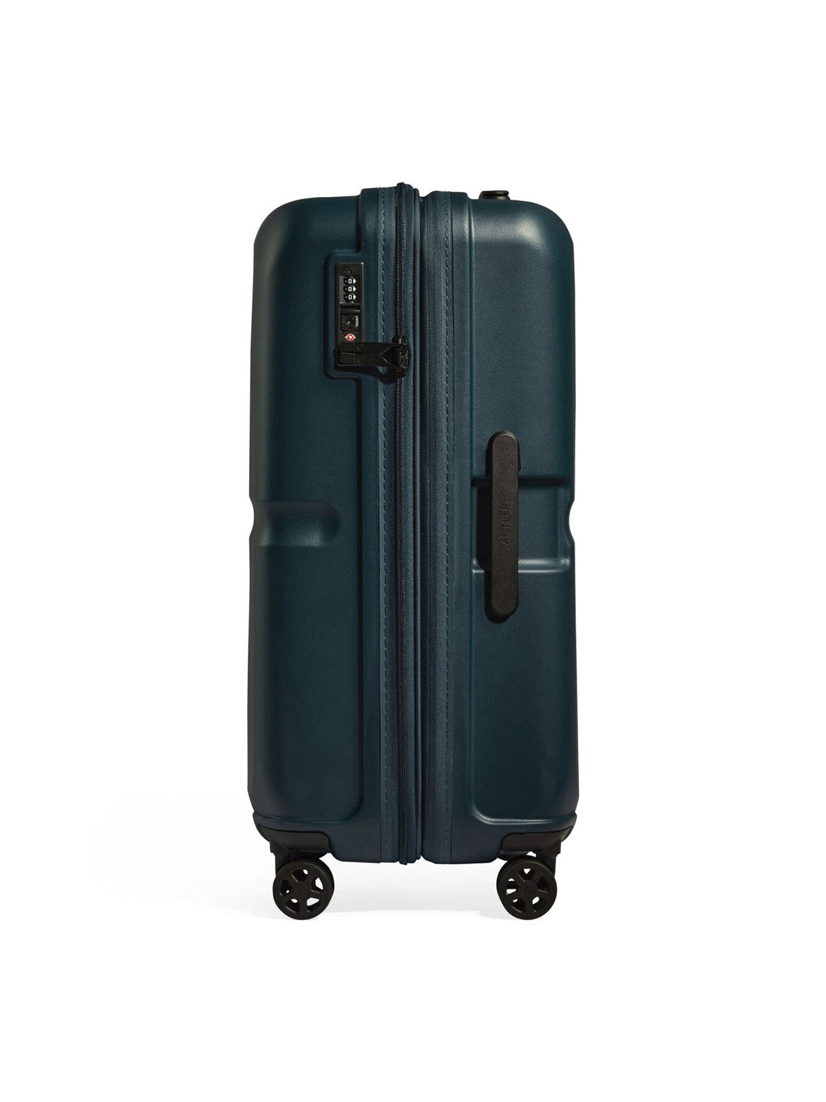 Single Stripe 68cm Medium Suitcase Blue