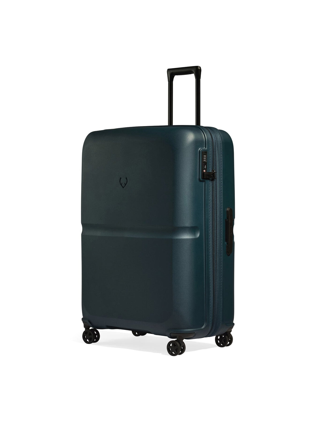 Single Stripe 81cm Large Suitcase Blue