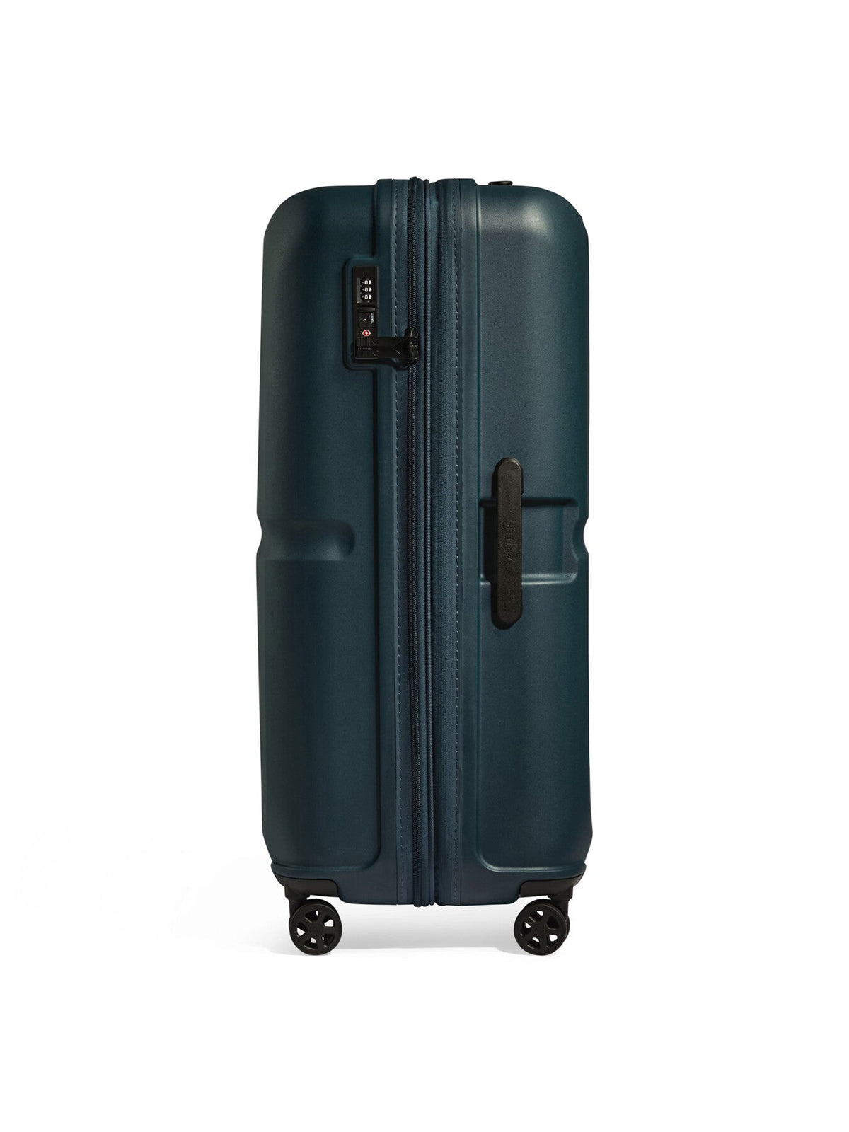 Single Stripe 81cm Large Suitcase Blue