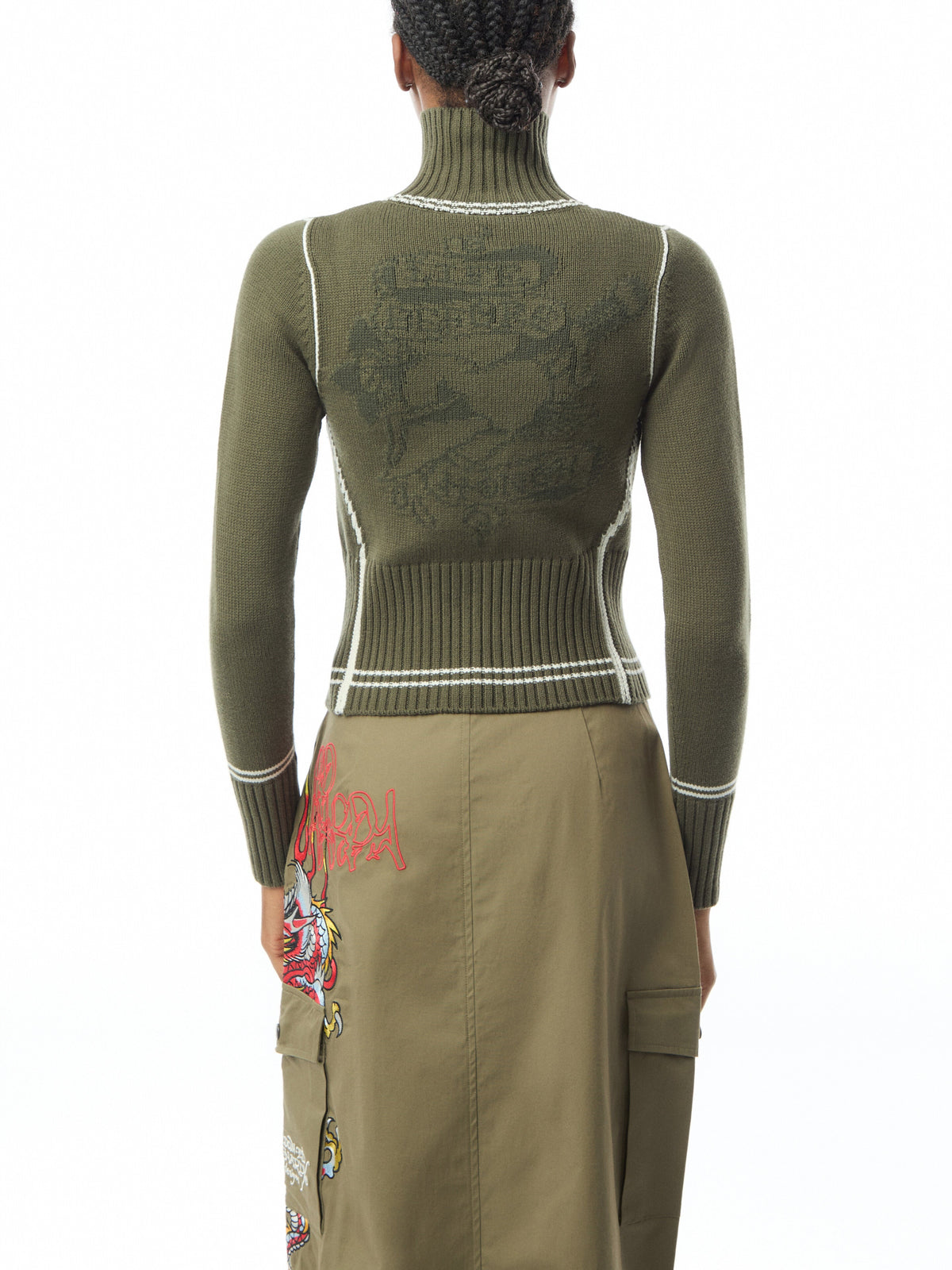 Life Before Knitted Zip Thru Jacket