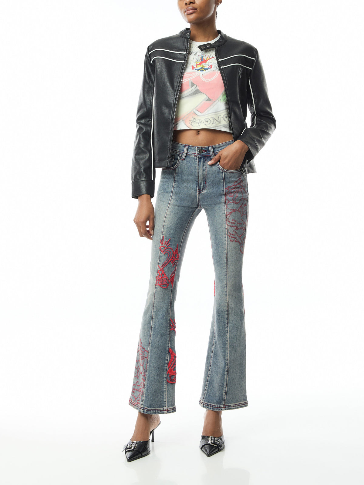 Panther Lightening PU Jacket