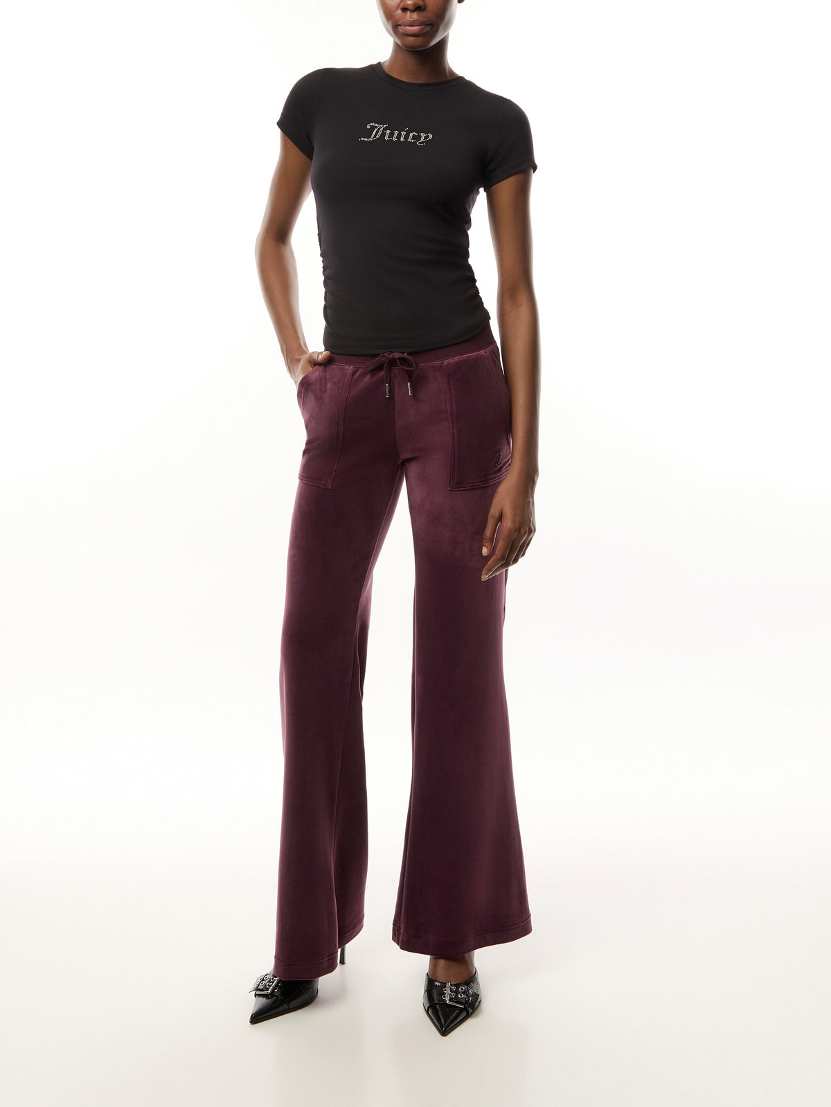 Dot Ruched Tee