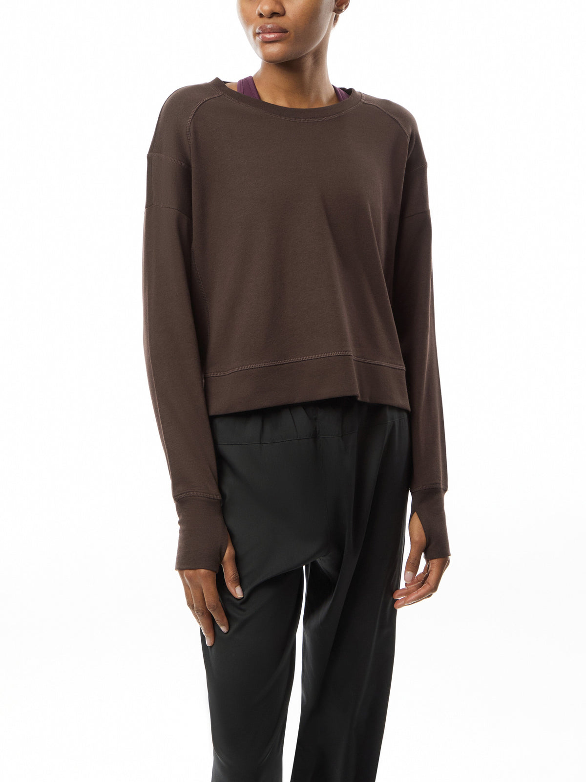 After Class Crop Sweatshirt