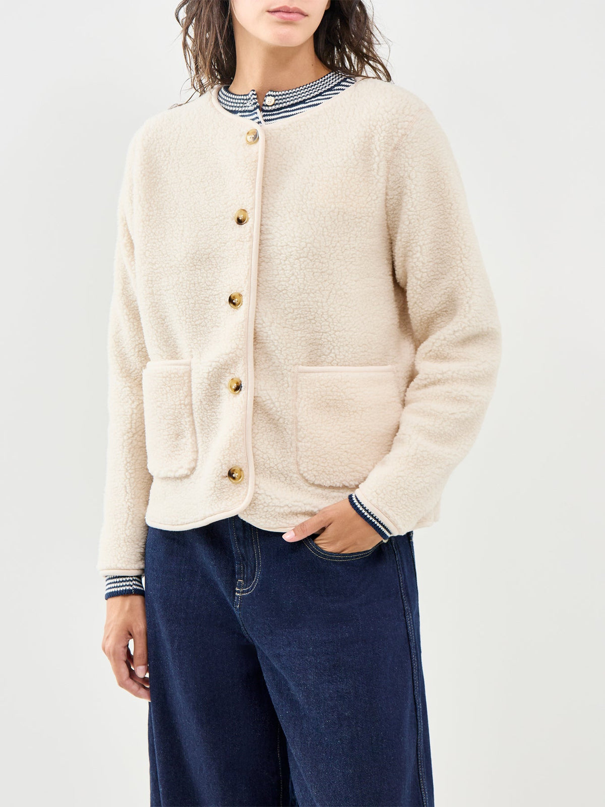 Onyx Teddy Jacket Cream