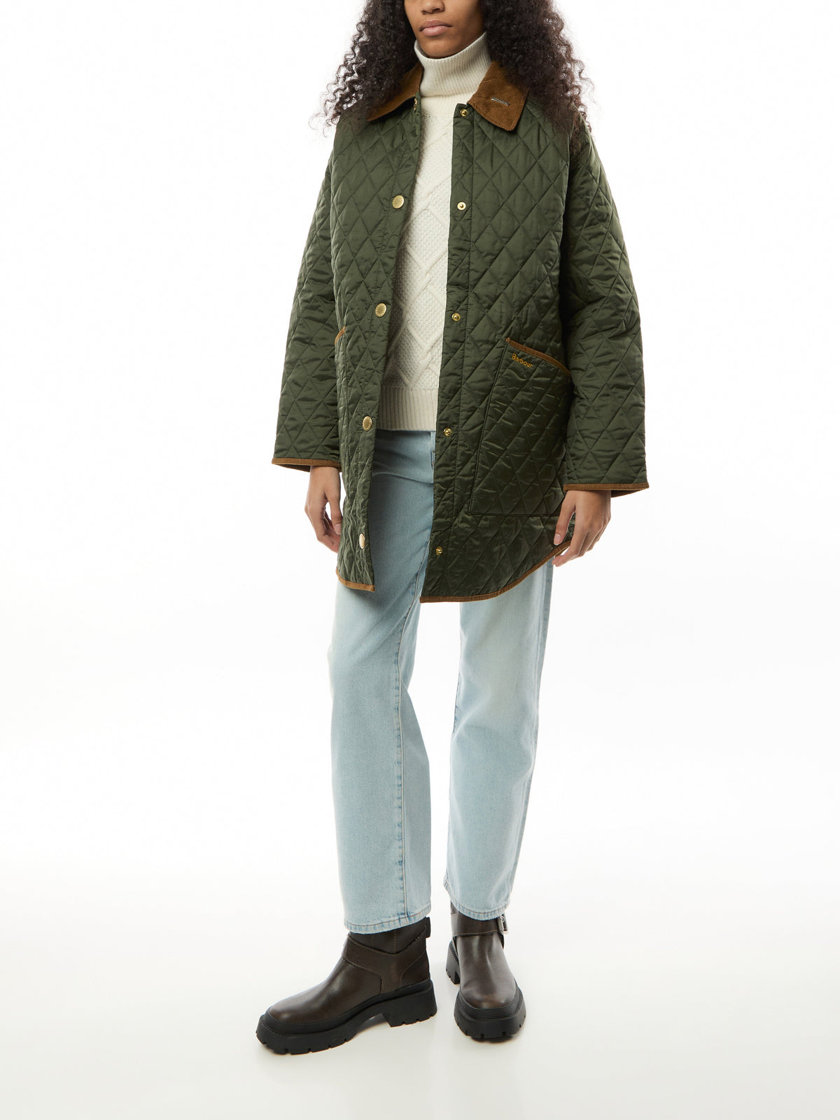 Womens Barbour OS Liddesdale Coat