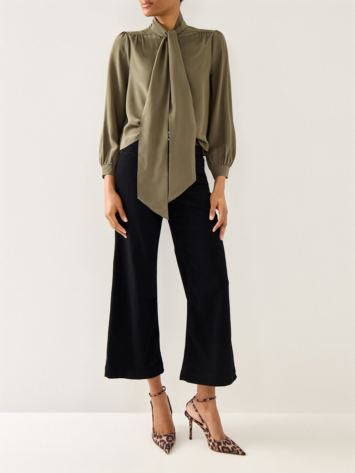 Anessa Wide Leg Jeans Black Shadow Black
