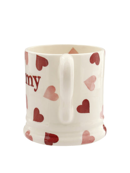 Pink Hearts Mummy 1/2 Pint Mug