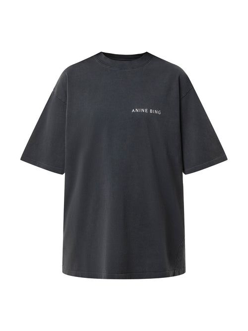 Kent Tee Twisted Snake - Washed Charcoal
