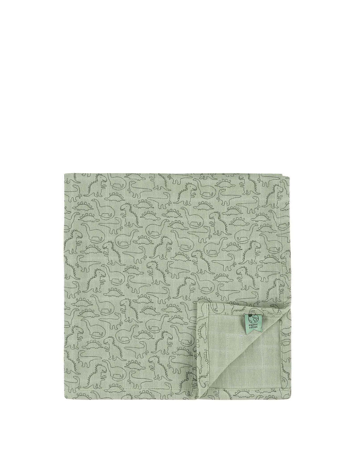Muslin cloths 3-pack mix - Daring Dino