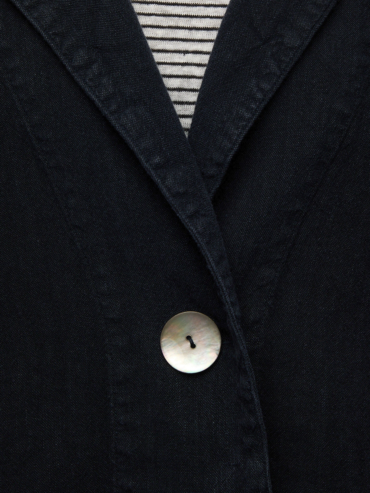 Twisted Linen Boxy Jacket