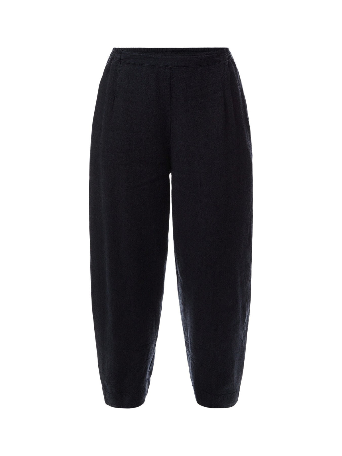 Twisted Linen Crop Bubble Trouser