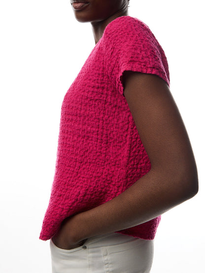 Waffle Linen Top