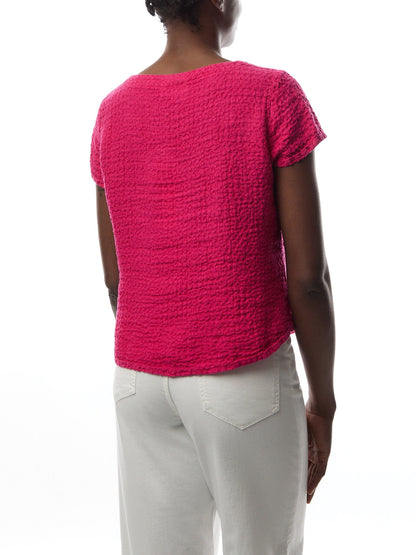 Waffle Linen Top