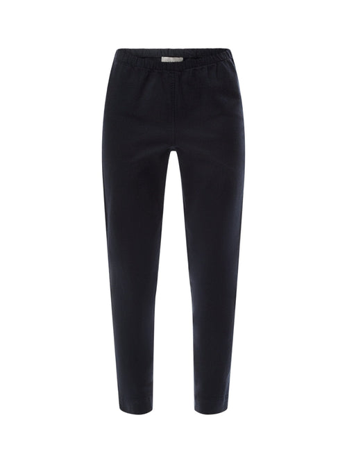 Stretch Cotton Slim Trousers